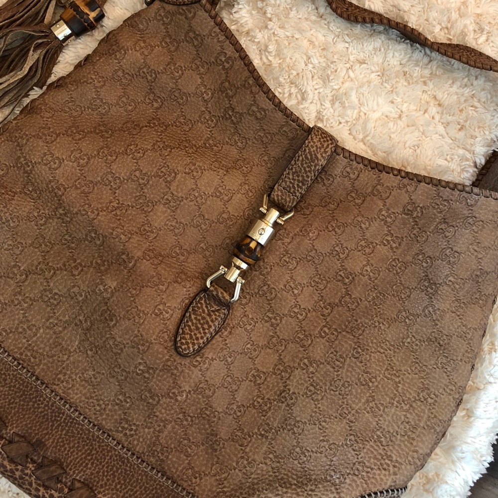 Gucci Guccissima New Jackie shoulder bag